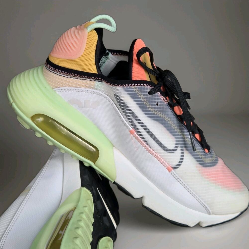 Nike AIR MAX Womens US 10 Running Shoes White Vapor Green Pink